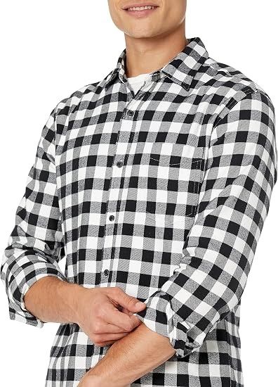 Black And White Checkered Shirt image 2